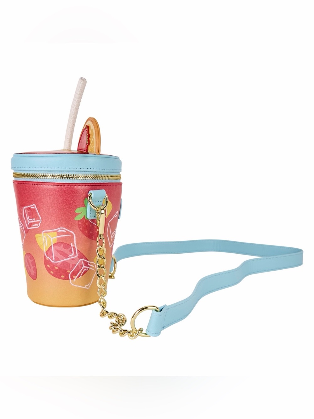 Loungefly Tropical Drink Figural Crossbody Bag - Picture 2 of 9